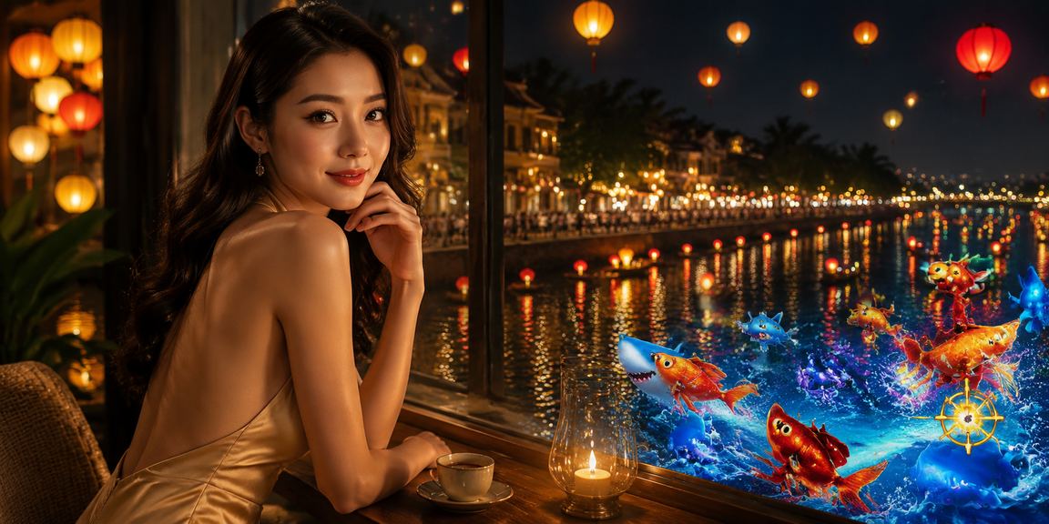 Khách hàng trải nghiệm đánh giá nhà cái tại Hội An với hình ảnh trang trí truyền thống